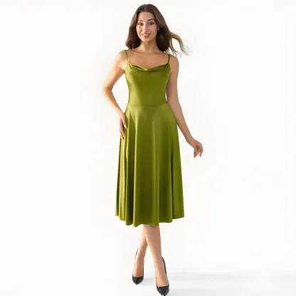 Slimming Mini Cocktail Dress With Built In Shapewear For Women