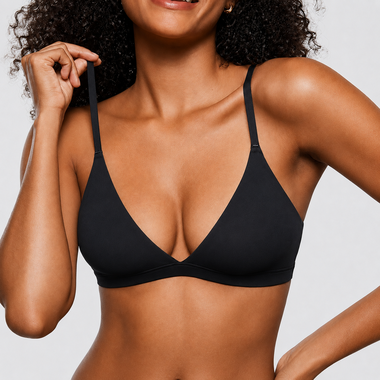 Lightweight Triangle Bralette Wireless Daily Wear Bra
