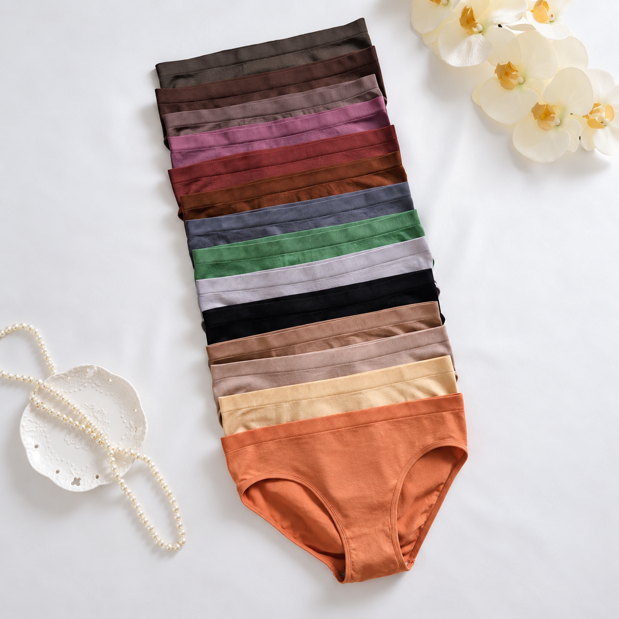 Pack Of 14 Seamless Comfortable Casual Briefs