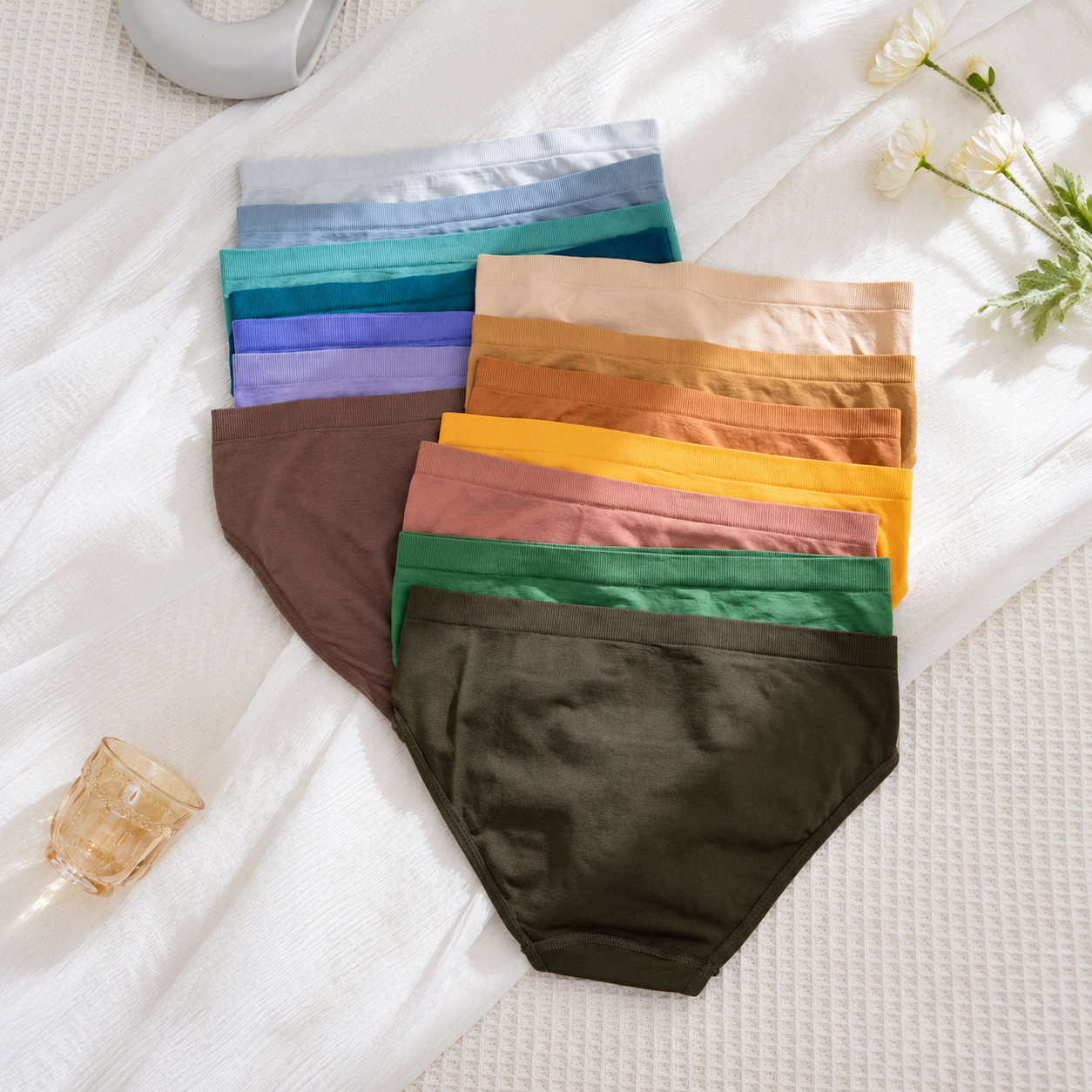 Pack Of 14 Seamless Comfortable Casual Briefs