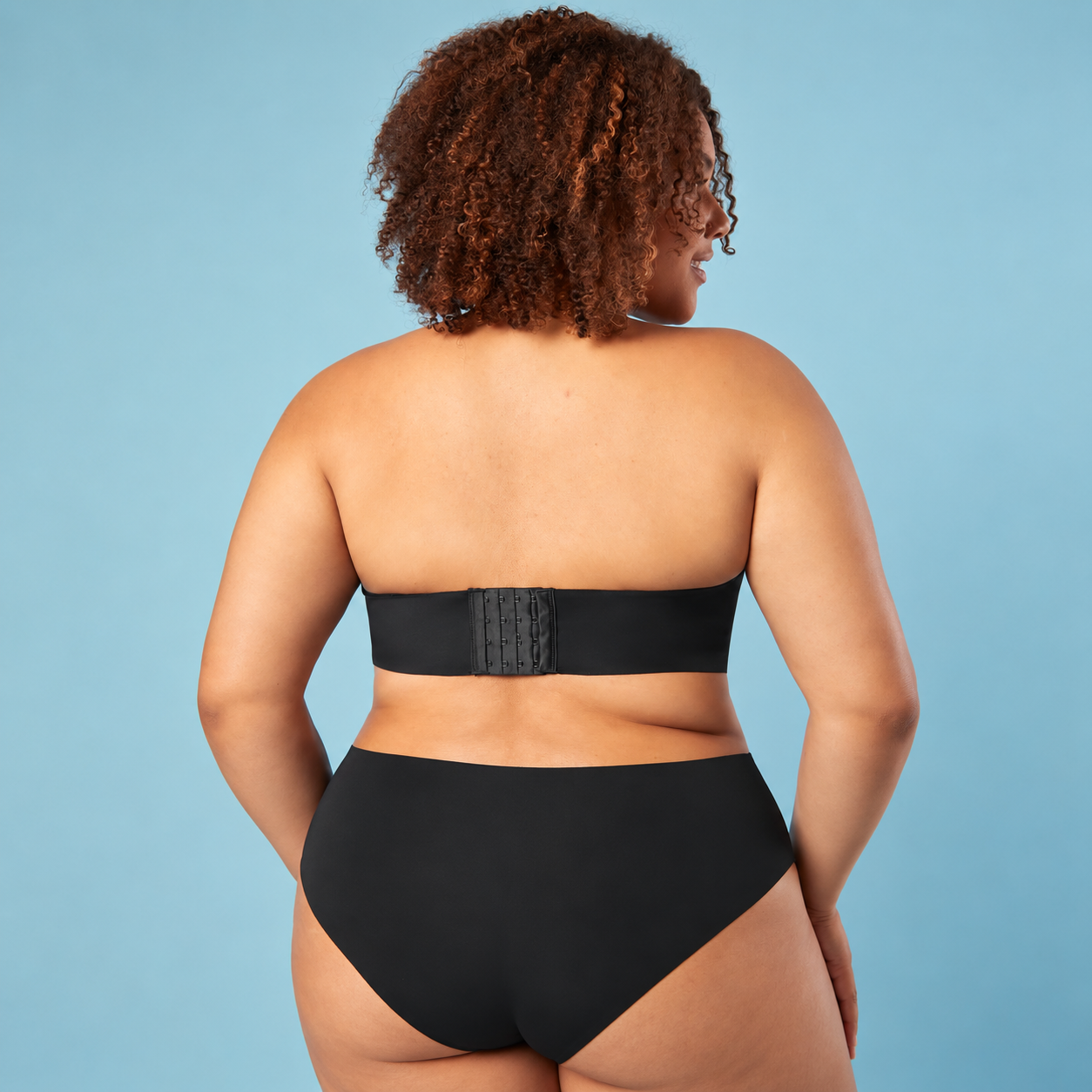 Curve Support Strapless Push Up Bra For Women
