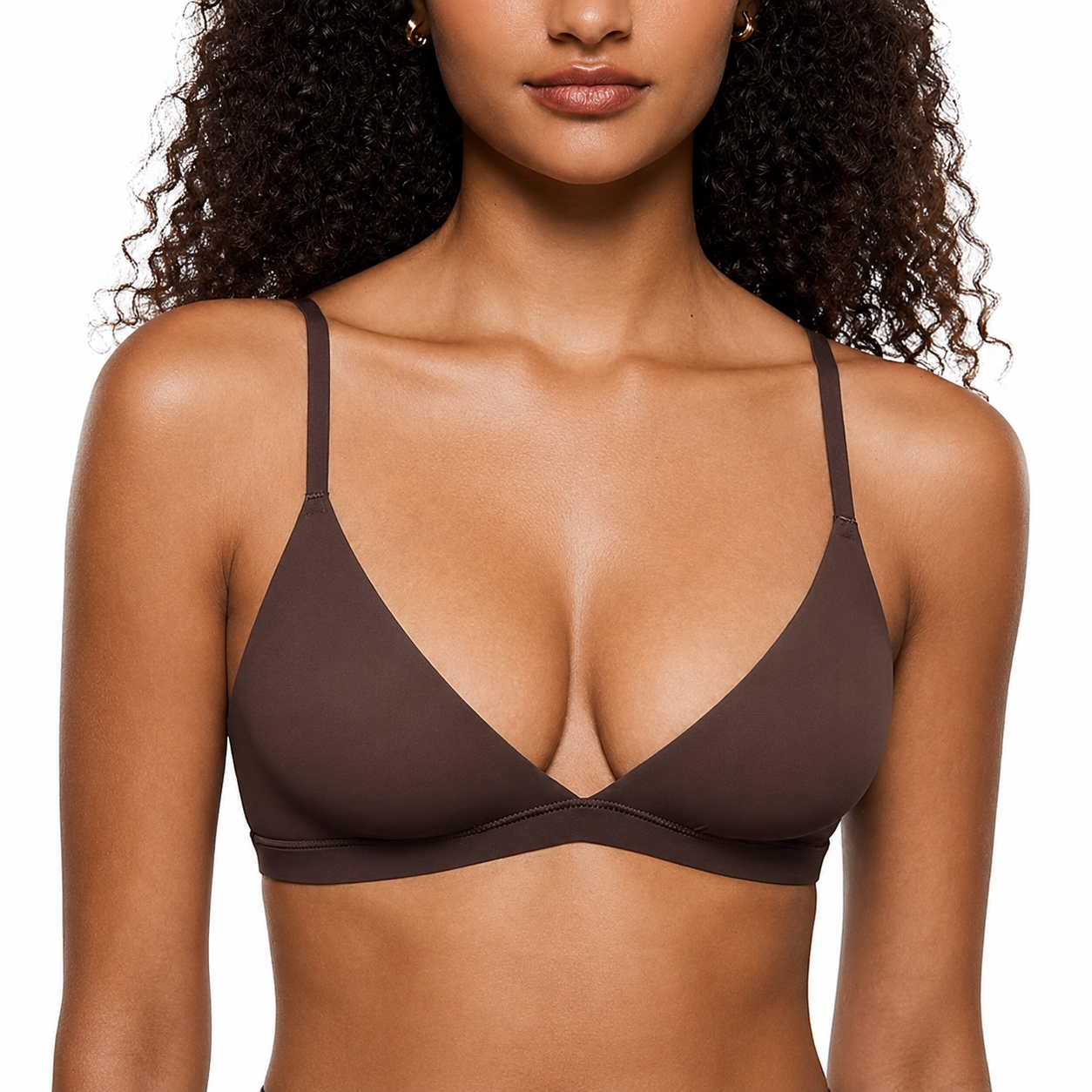 Lightweight Triangle Bralette Wireless Daily Wear Bra