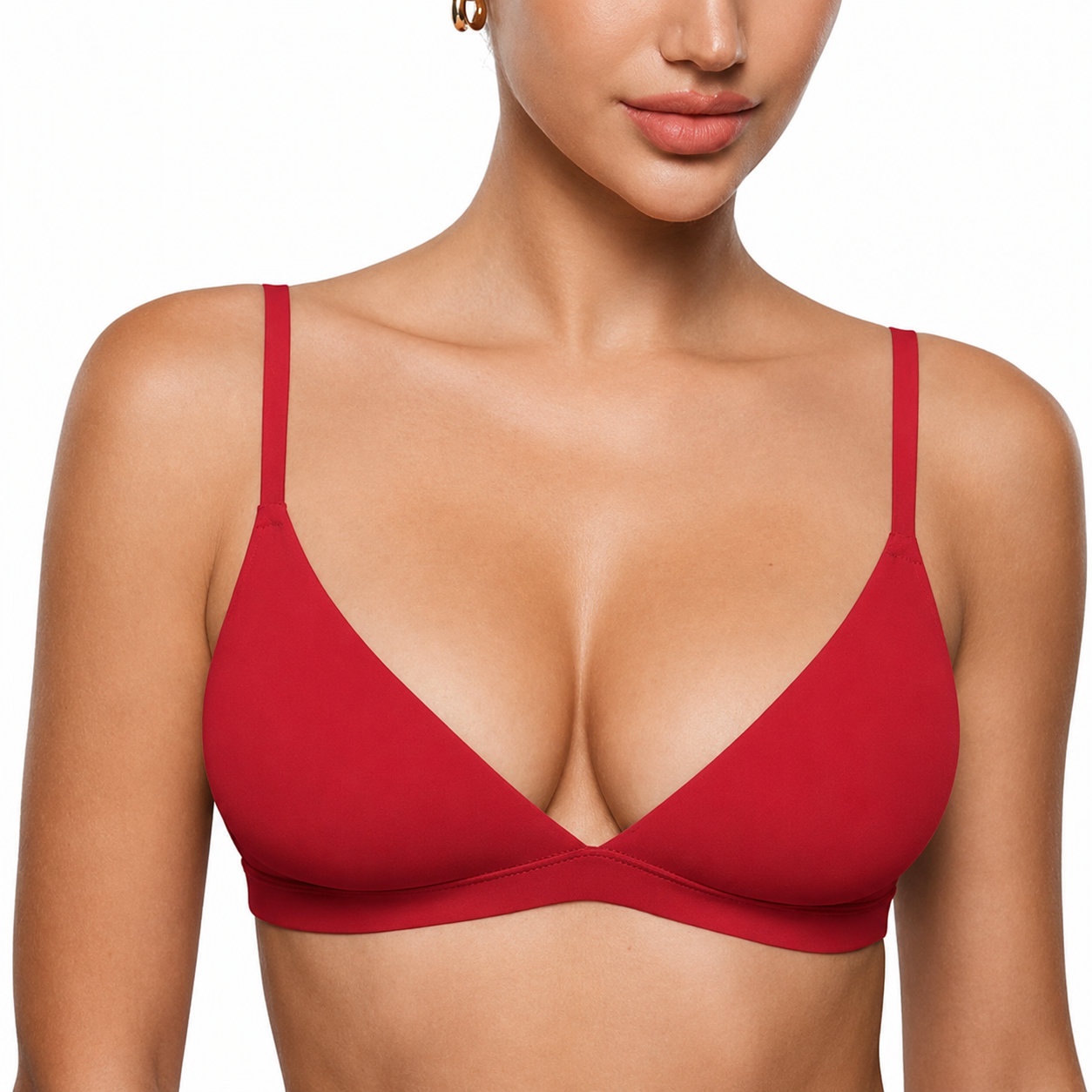 Lightweight Triangle Bralette Wireless Daily Wear Bra