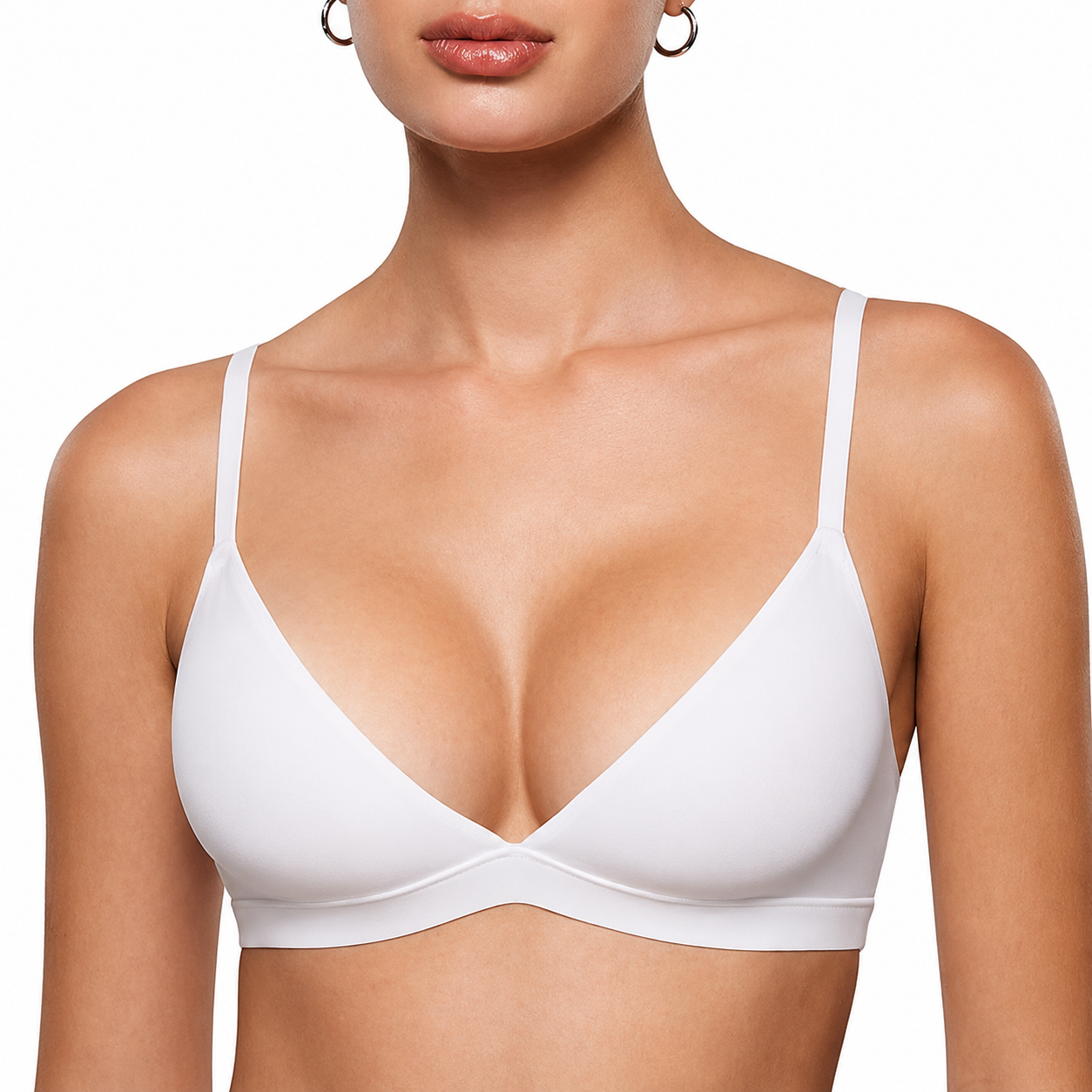 Lightweight Triangle Bralette Wireless Daily Wear Bra