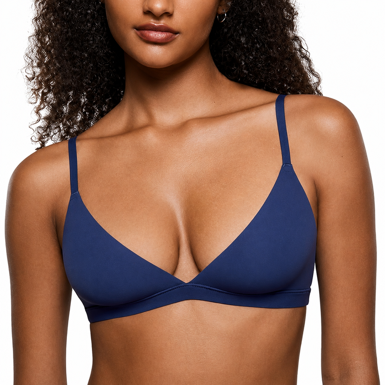Lightweight Triangle Bralette Wireless Daily Wear Bra
