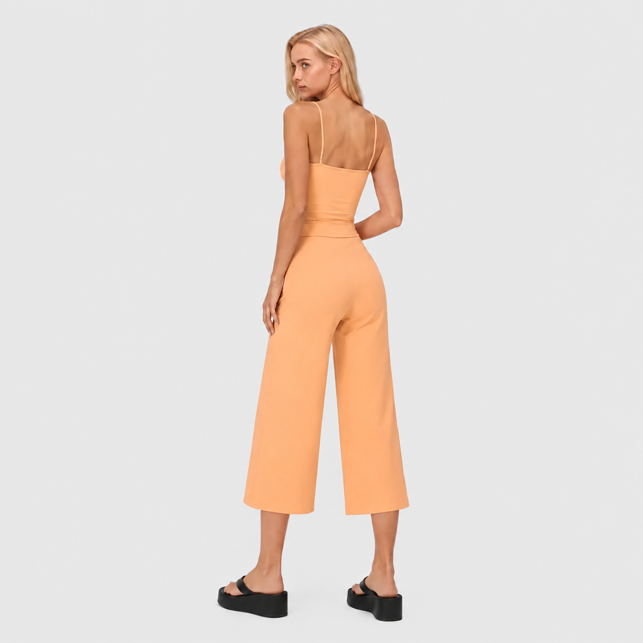 2 Piece Slim Fit Tank Top And Short Set For Women