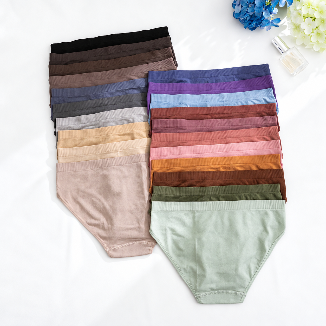 Pack Of 21 Seamless Triangle Briefs For Women