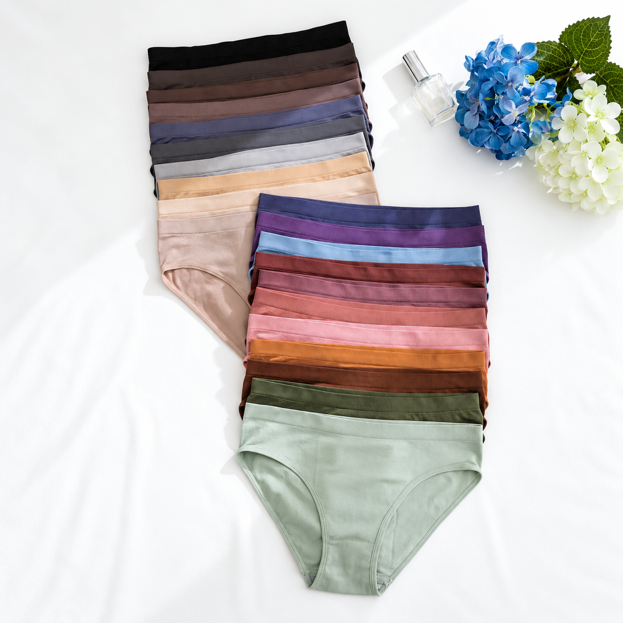 Pack Of 21 Seamless Triangle Briefs For Women