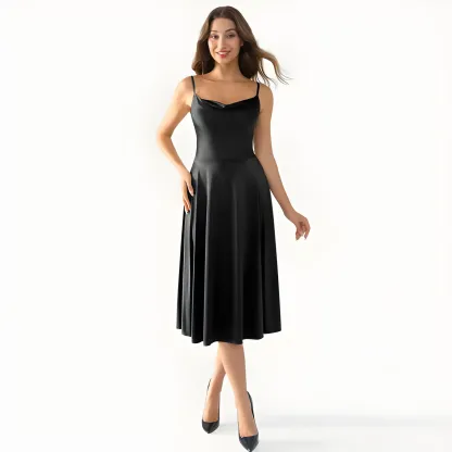 Slimming Mini Cocktail Dress With Built In Shapewear For Women