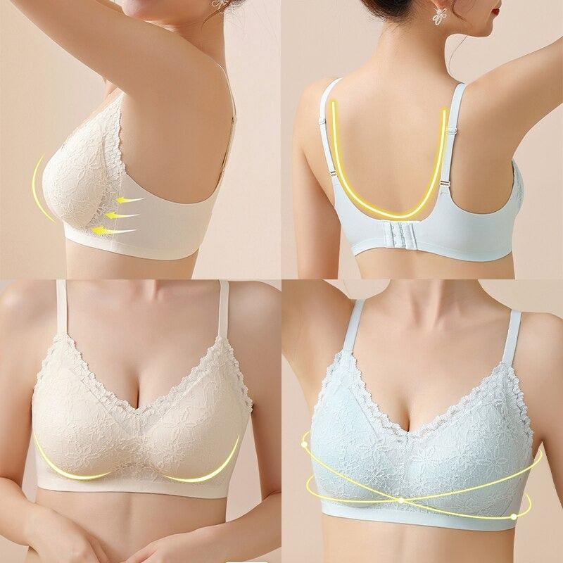 Seamless Lace Wireless Bra – Comfortable Stylish and Supportive-Secret Slim Wear