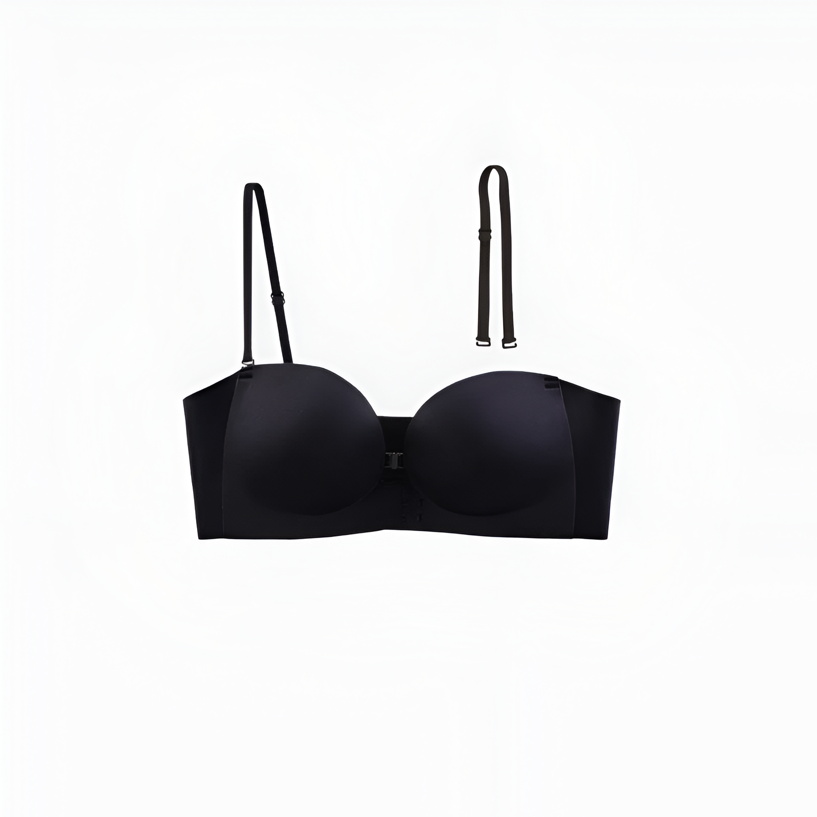 Seamless Front Closure Bra With Adjustable Support Straps