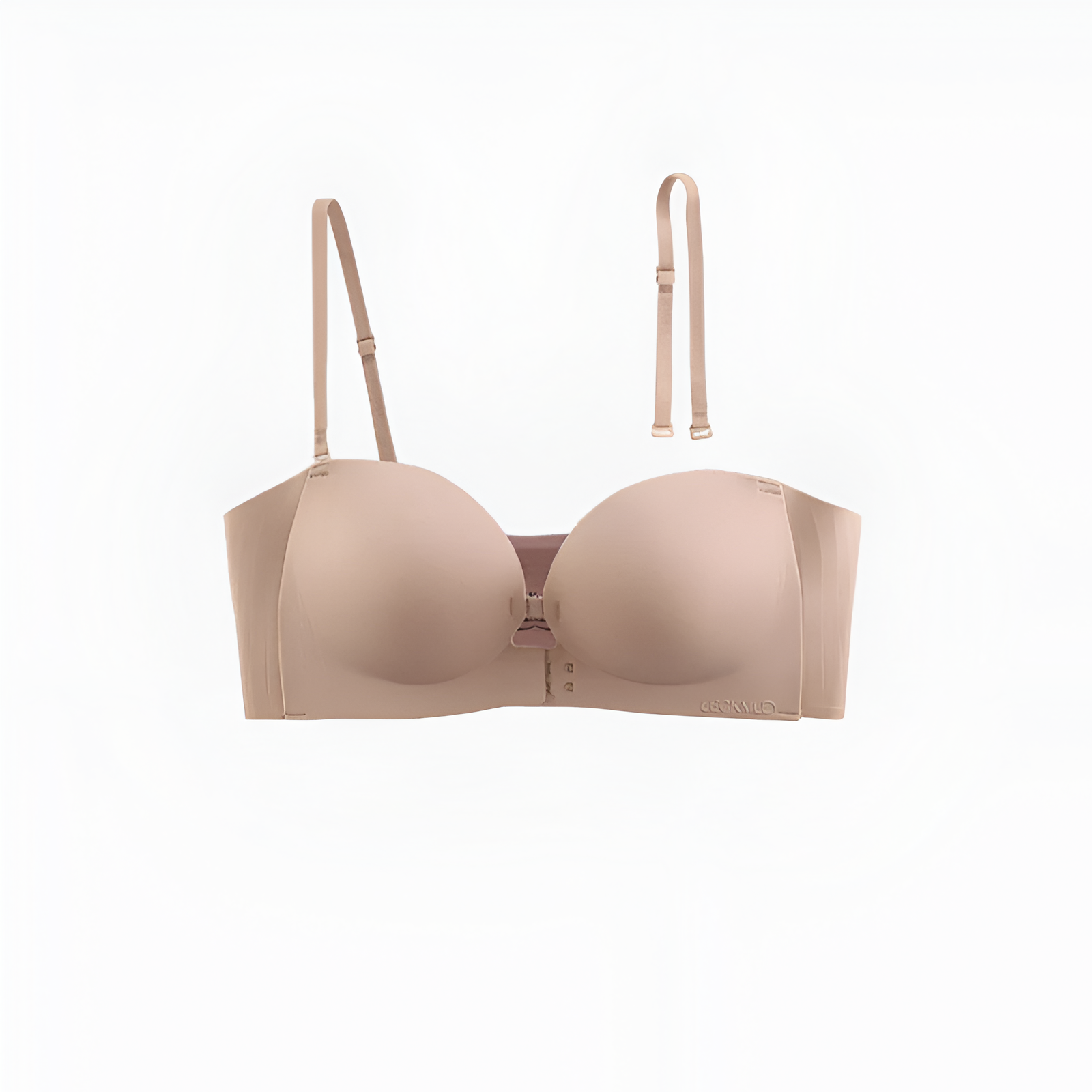 Seamless Front Closure Bra With Adjustable Support Straps