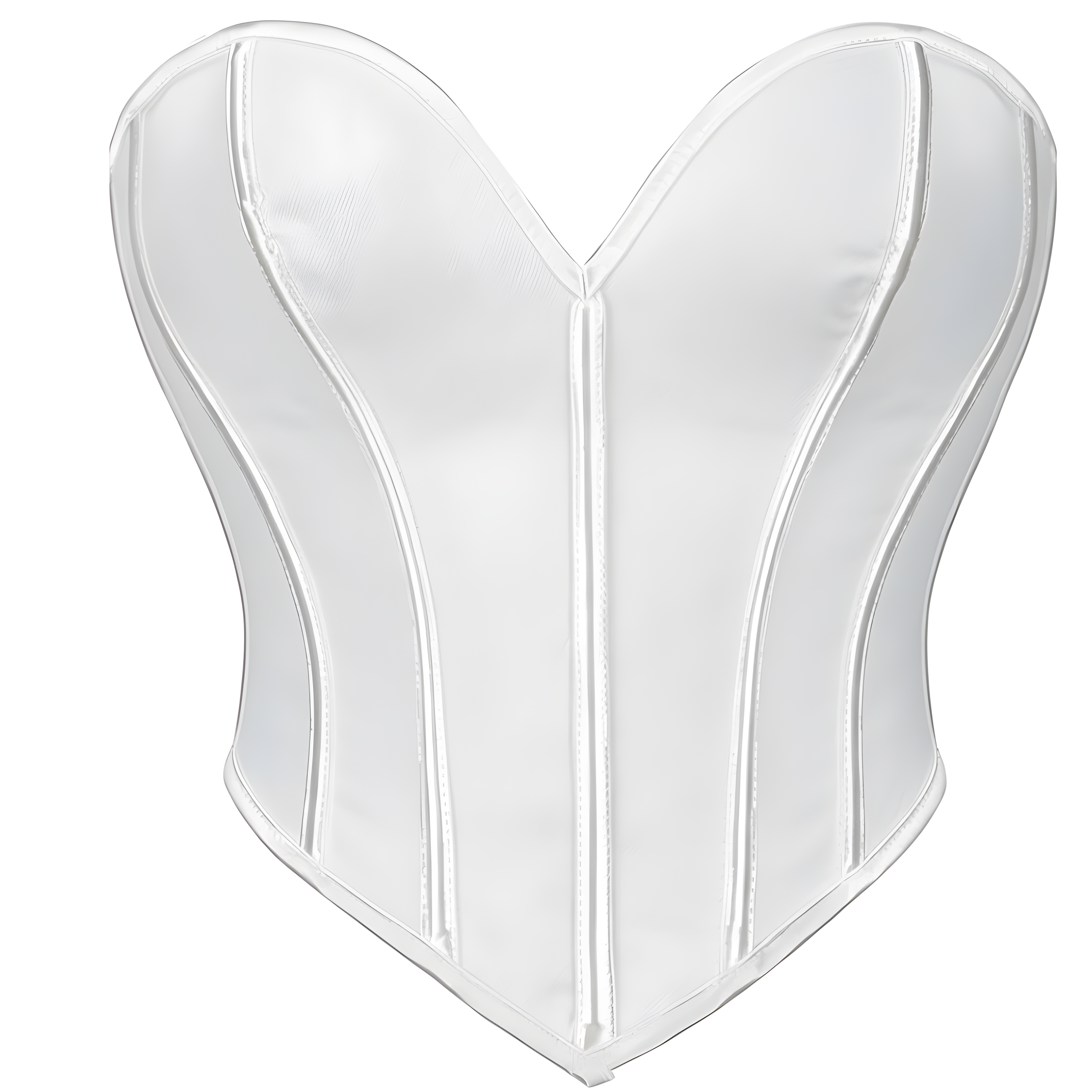 Solid Boned Corset Crop Top For Women