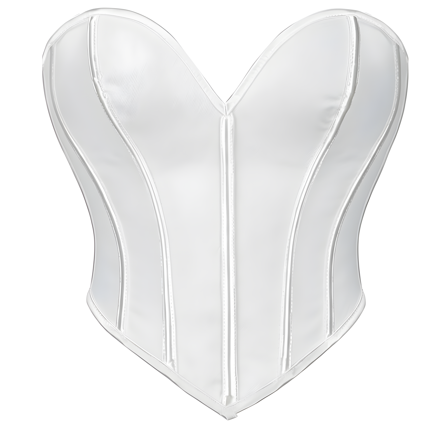 Solid Boned Corset Crop Top For Women