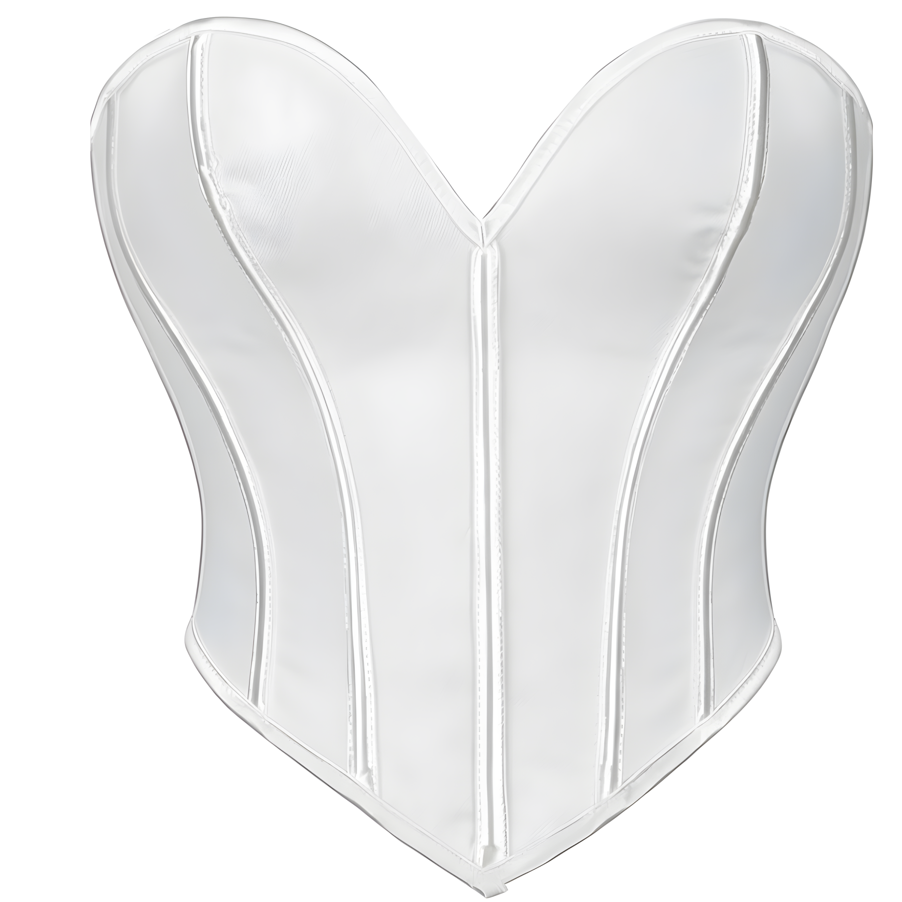 Solid Boned Corset Crop Top For Women