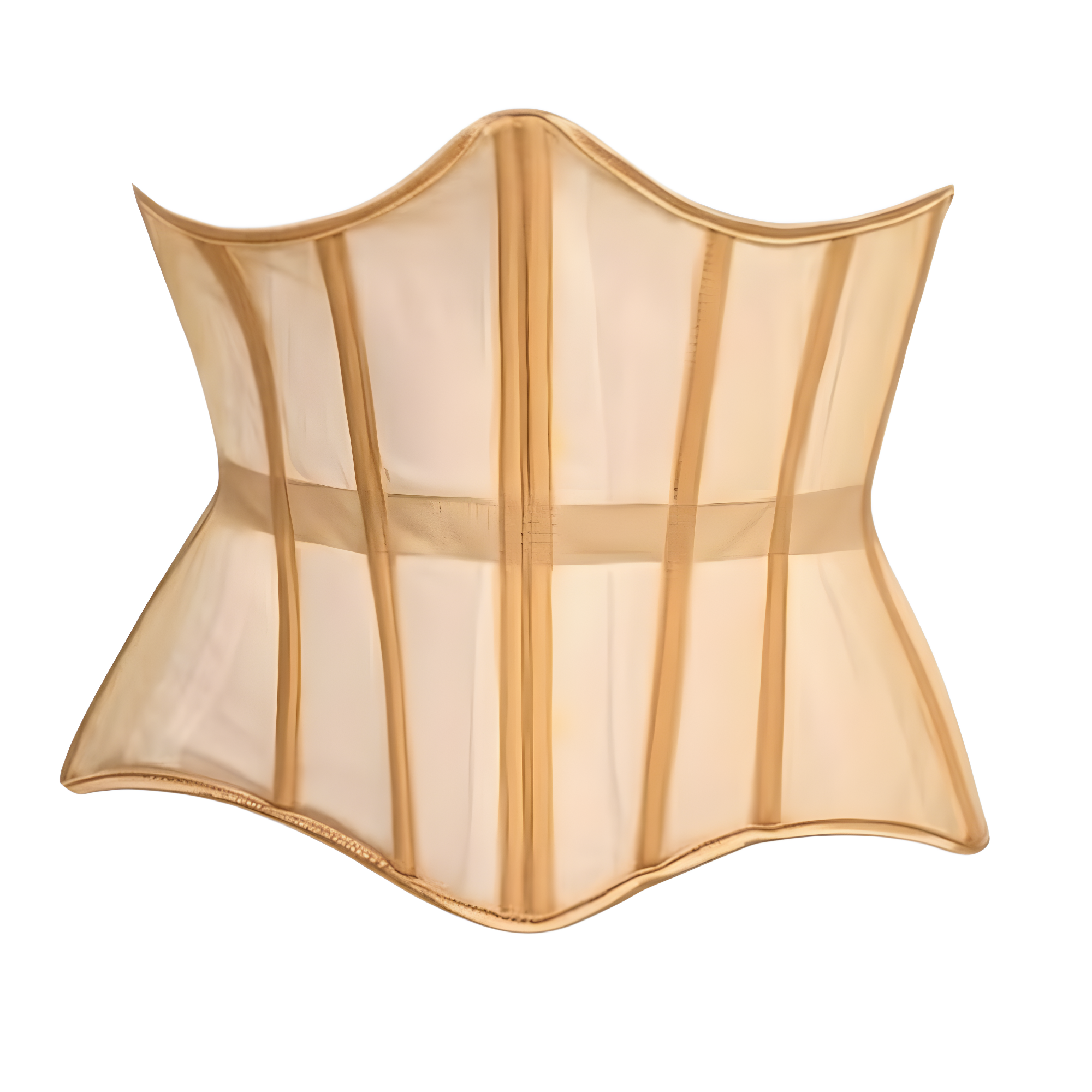 Mesh Lace Up Underbust Corset Belt For Women