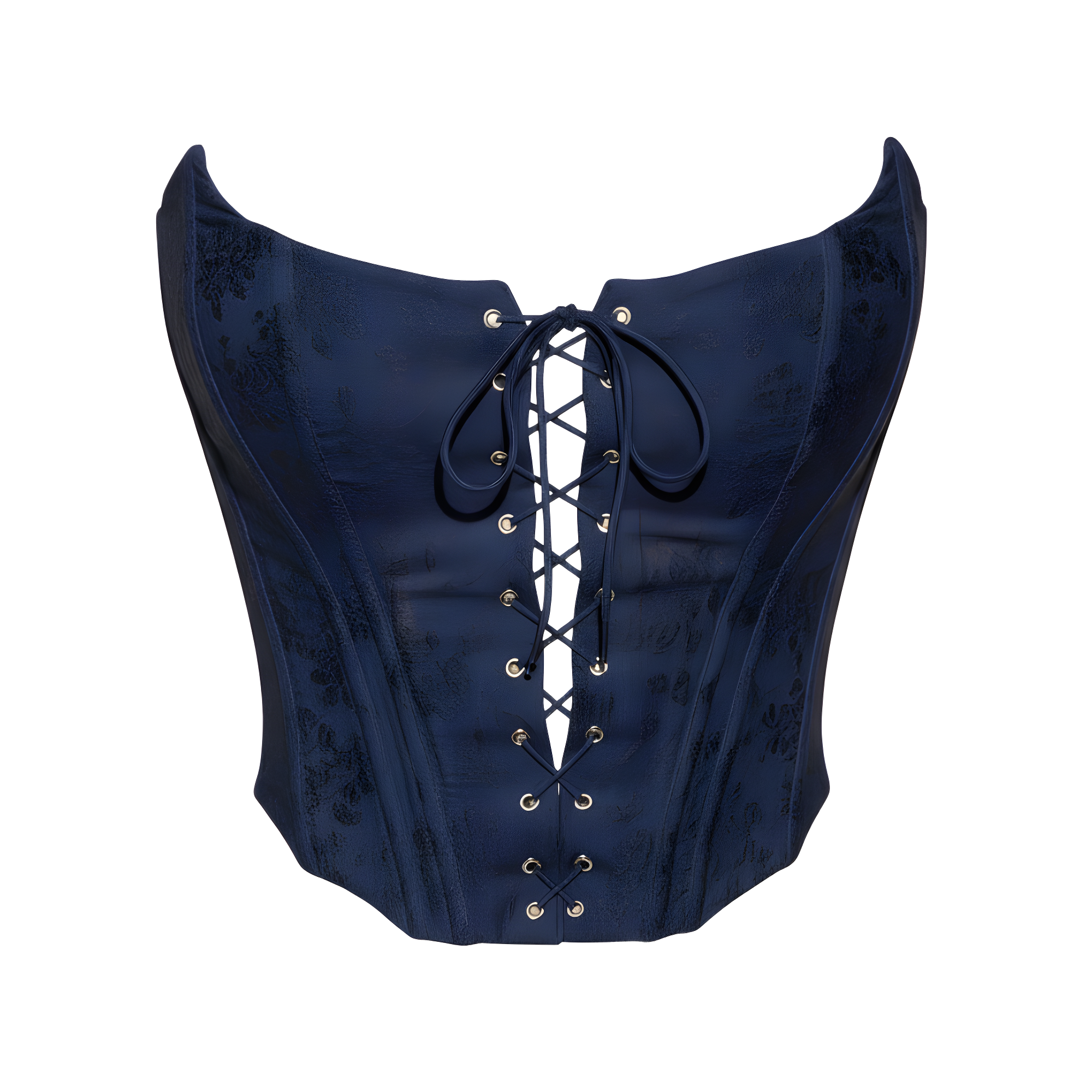 Lace Up Strapless Corset Top For Women