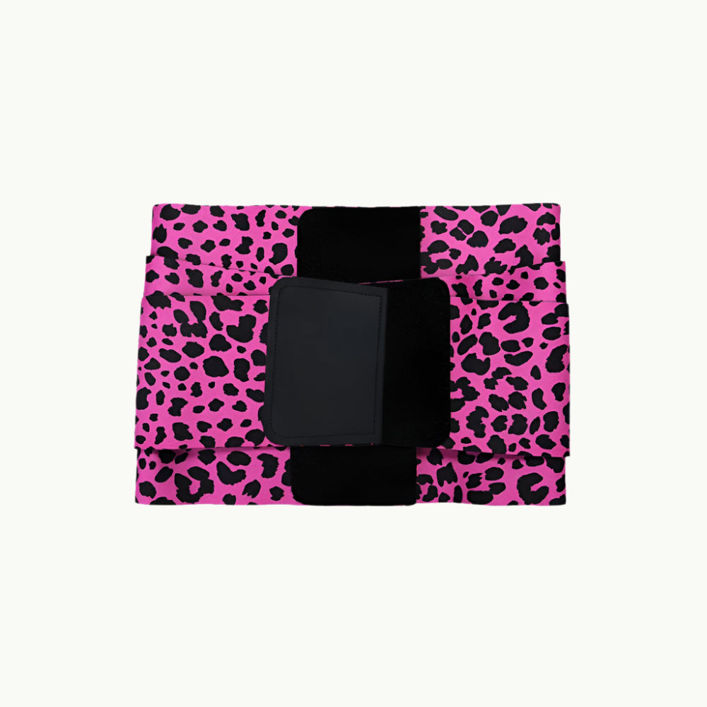 Leopard Pattern Printed Double Strap Body Shaper-Secret Slim Wear