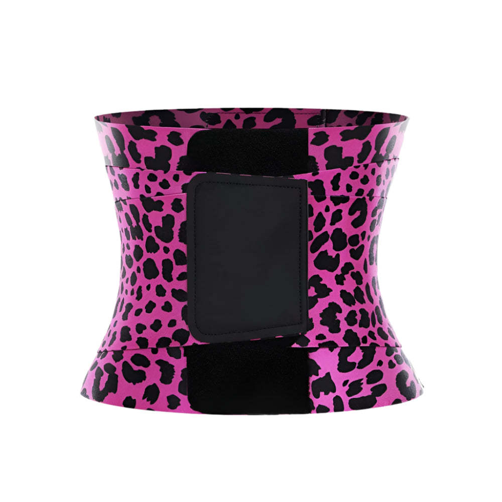 Leopard Pattern Printed Double Strap Body Shaper-Secret Slim Wear