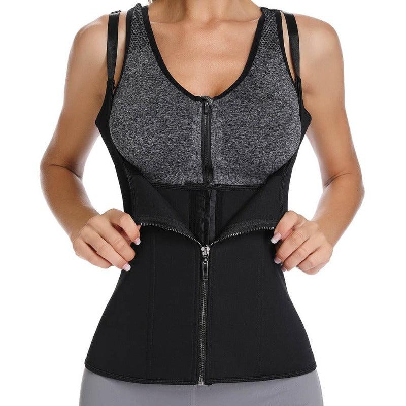 Zipper Cincher Corset – Waist Control and Posture Support-Secret Slim Wear
