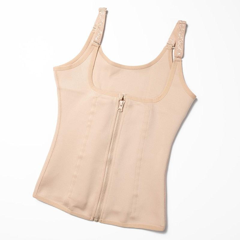Zipper Cincher Corset – Waist Control and Posture Support-Secret Slim Wear