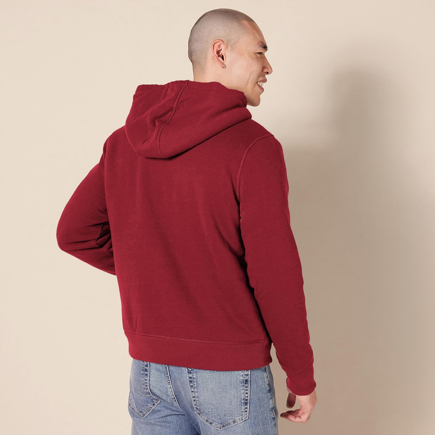Hoodie For Men, Sherpa-Lined Full-Zip Fleece Sweatshirt