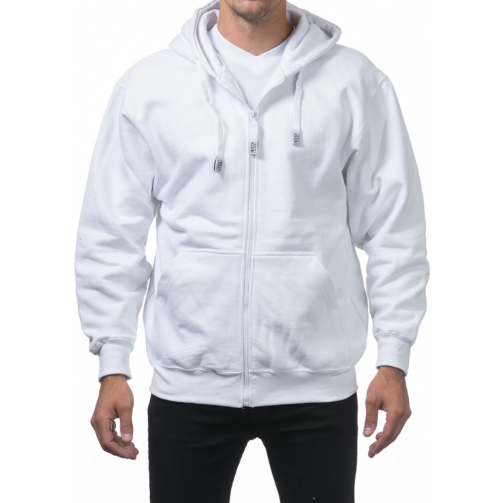  Heavyweight Full Zip Fleece Hoodie