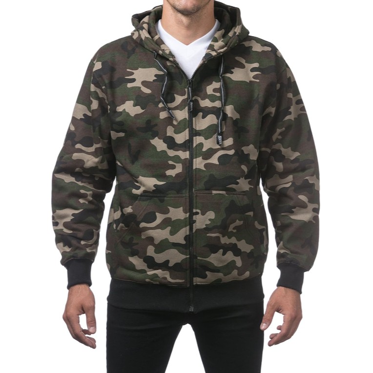  Heavyweight Full Zip Fleece Hoodie