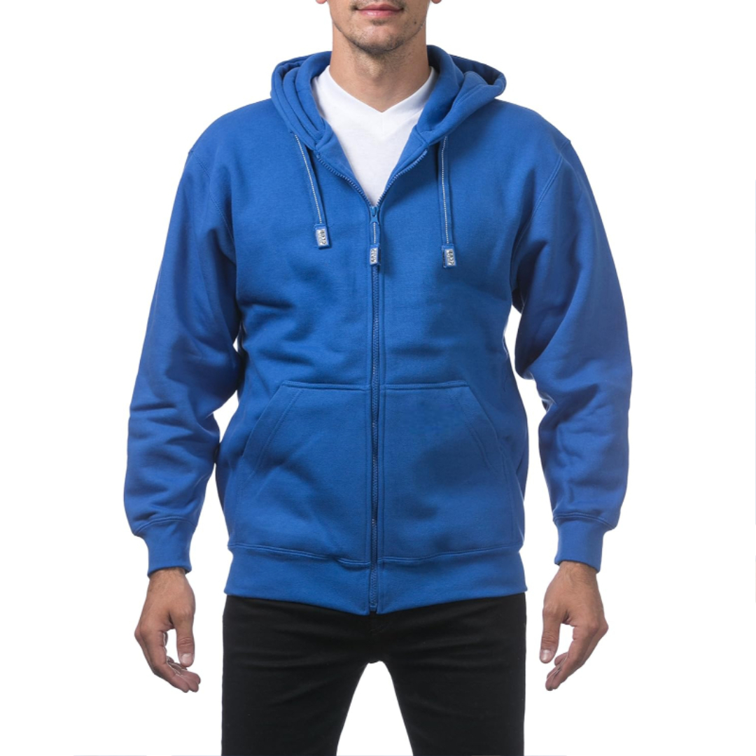  Heavyweight Full Zip Fleece Hoodie