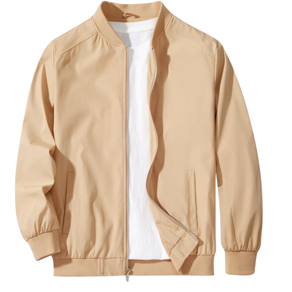 Men's Jacket Fashion Stylish Lightweight Windbreaker Spring Fall Casual Jackets 