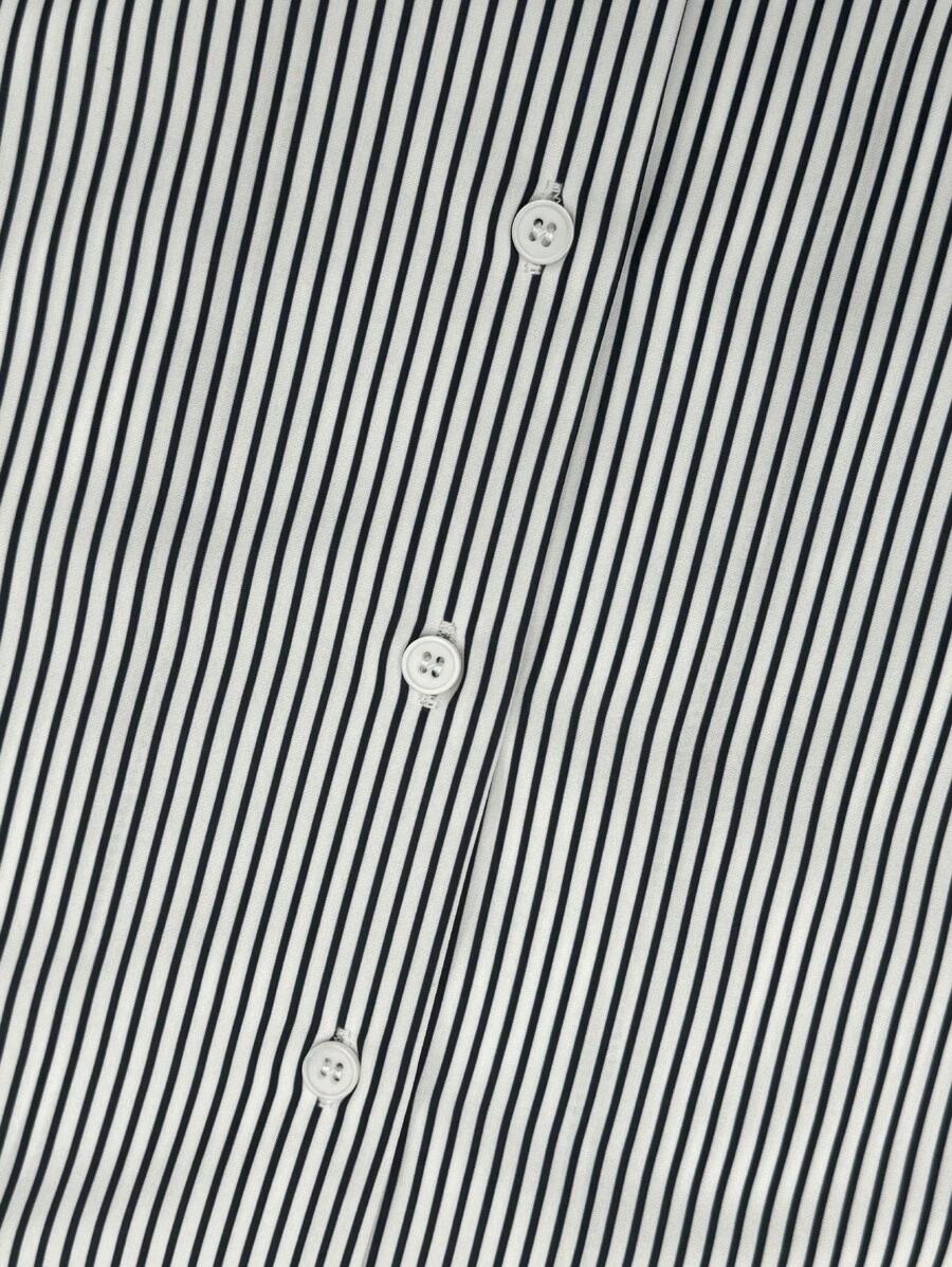 Manfinity Dauomo Men's Casual Striped Short Sleeve Shirt For Summer - Multicolor - View 6