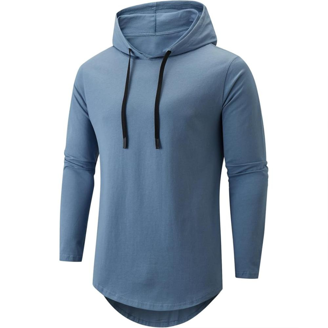 Men Cotton Hooded T Shirt For Streetwear And Everyday Style