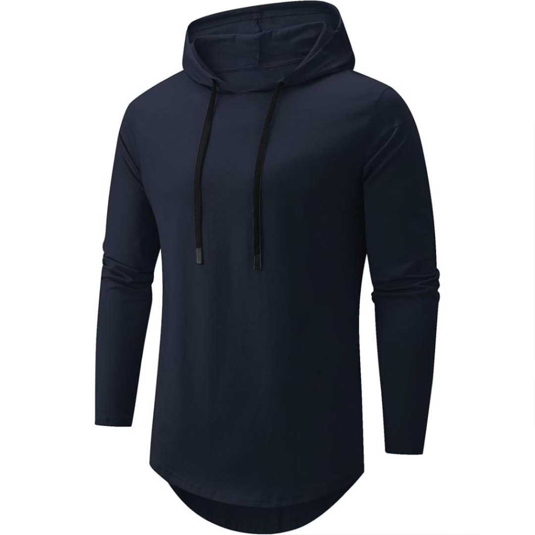 Men Cotton Hooded T Shirt For Streetwear And Everyday Style