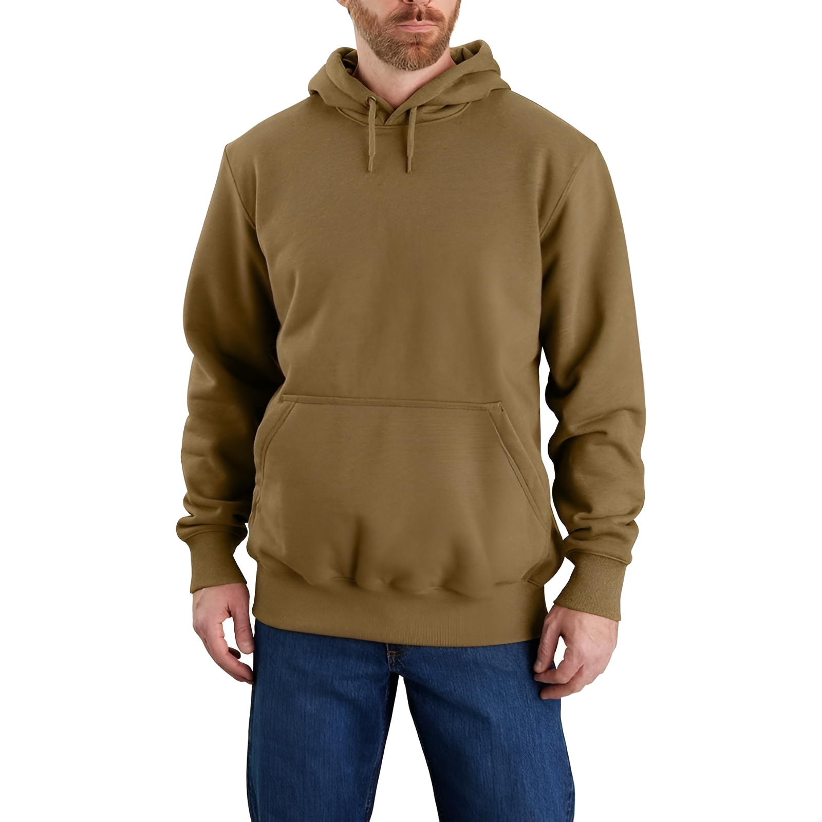 Paxton Hooded Pullover Sweatshirt With Ribbed