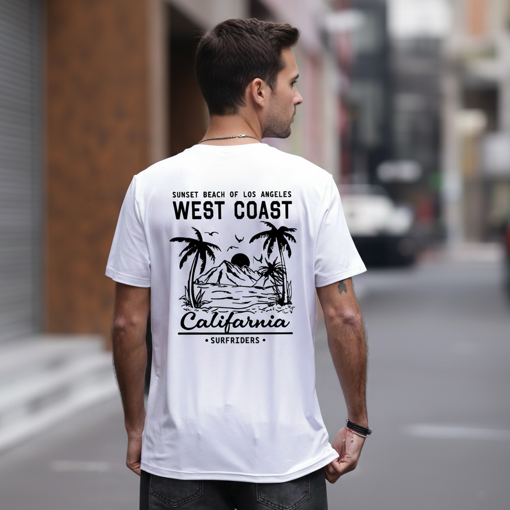 Graphic Print Short Sleeve Loose Fit T Shirt For Men Summer Wear