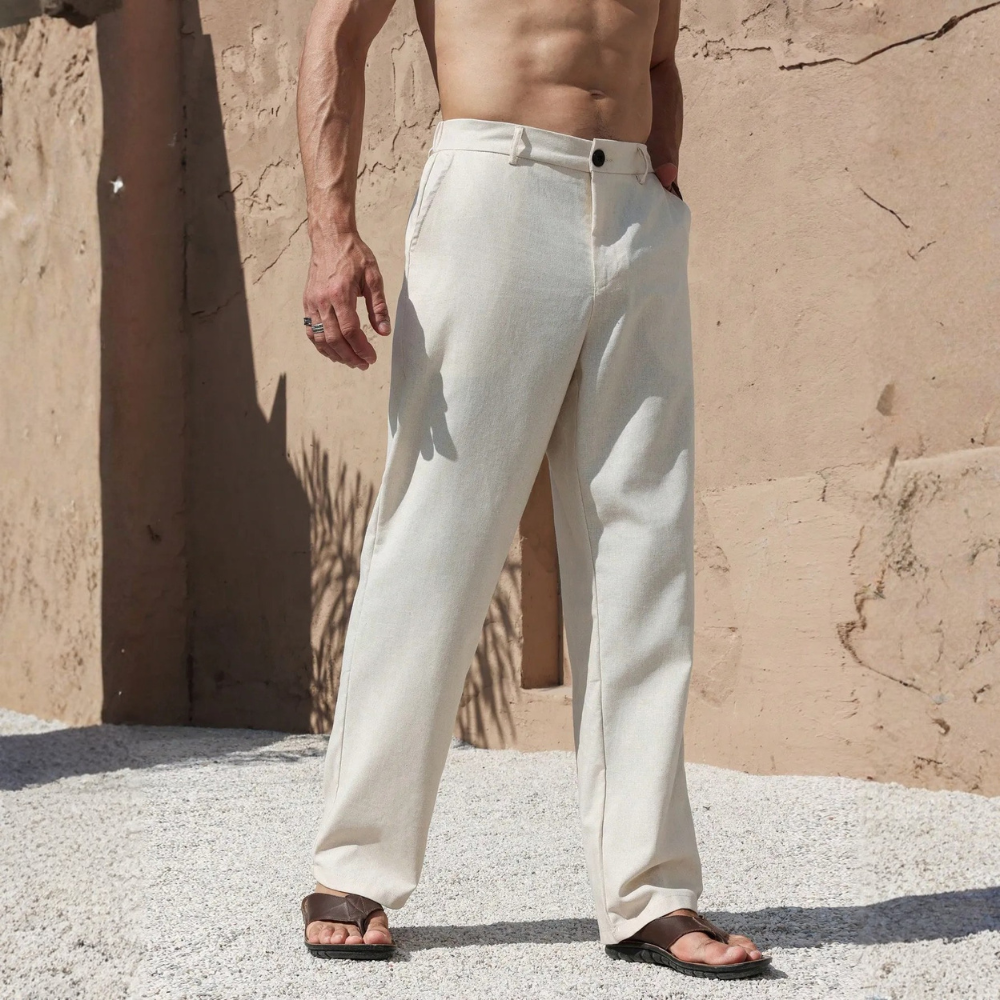 Casual Straight Fit Fashionable Pants For Men