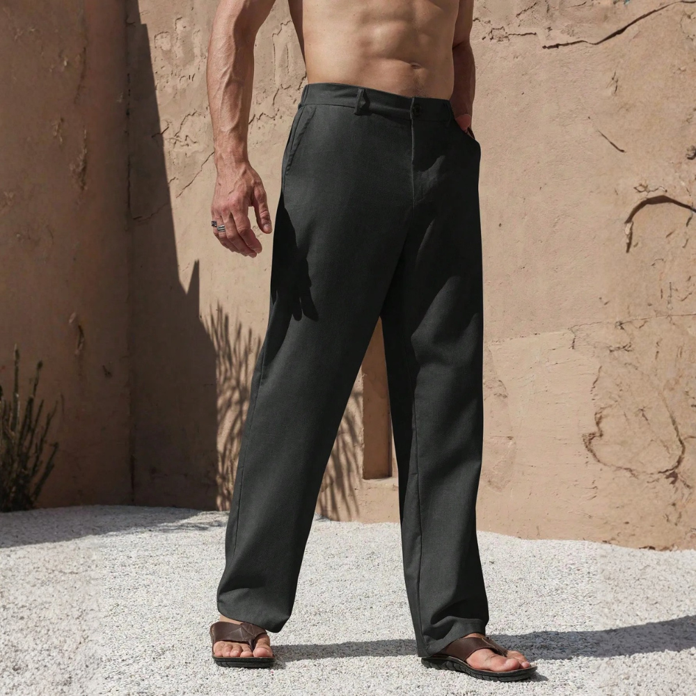Casual Straight Fit Fashionable Pants For Men