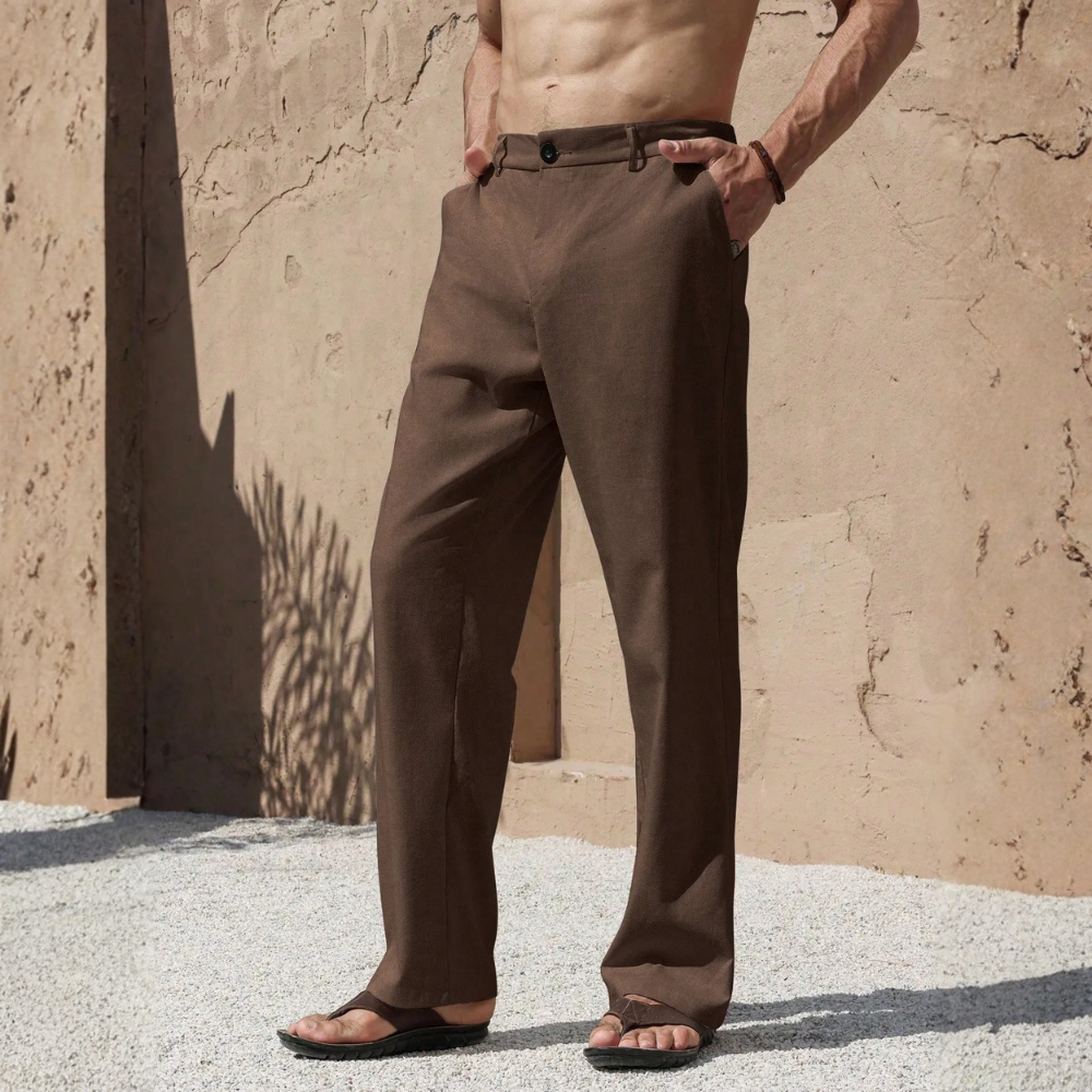 Casual Straight Fit Fashionable Pants For Men