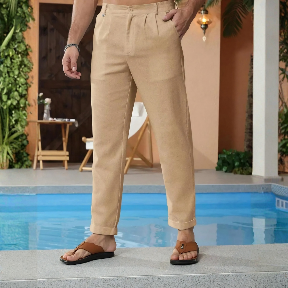 Casual Lightweight Summer Beach Pants For Men