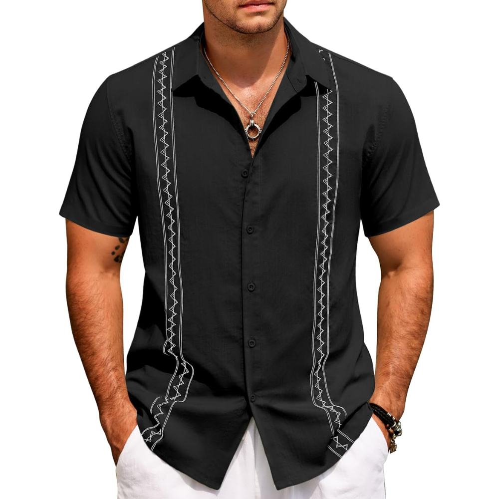 Summer Beach Button Down Shirt
