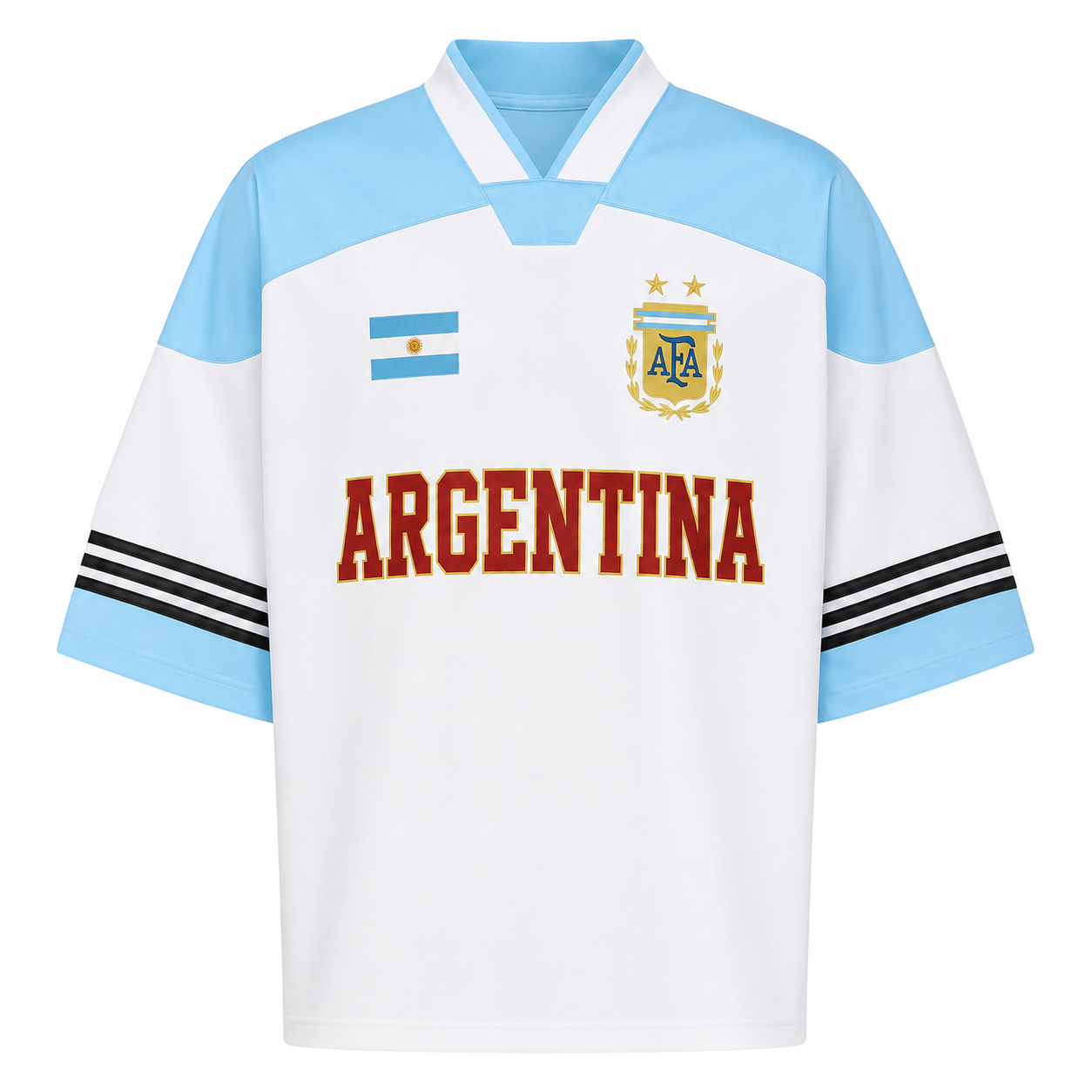 Argentina 2026 Remixed Football Jersey Men Streetwear Fit