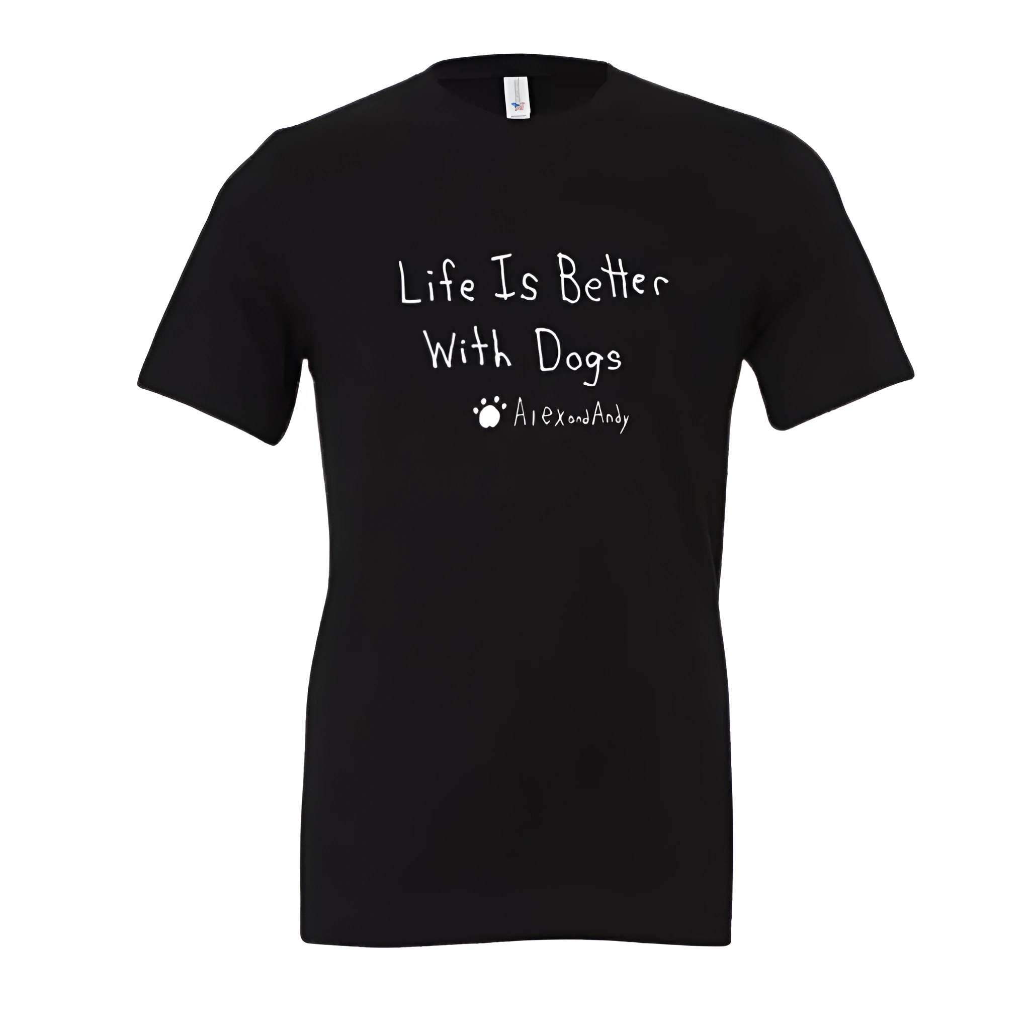 Life With Dogs Graphic Unisex T Shirt
