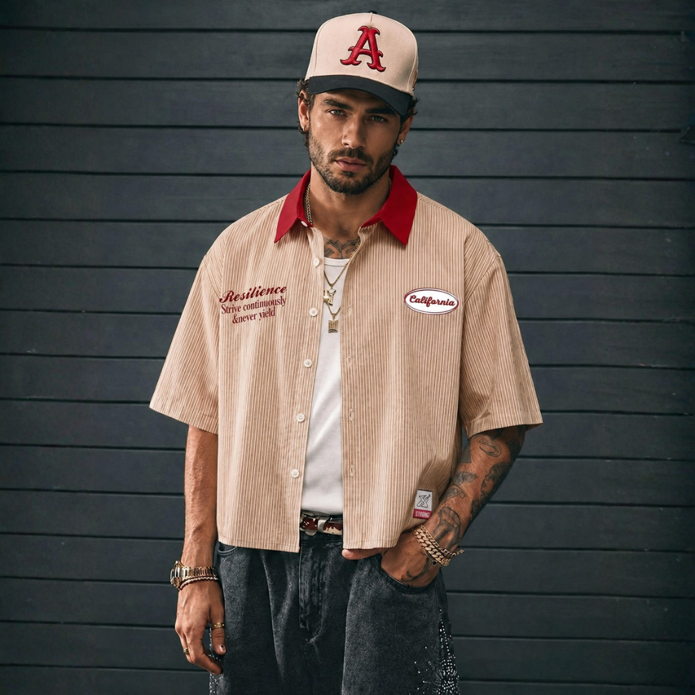 Casual Single Breasted Versatile Shirt For Men