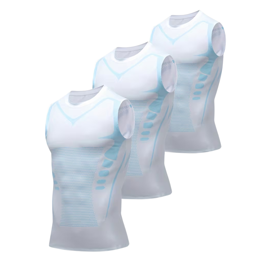Pack Of 3 Athletic Compression Tank Tops For Sports Training For Men