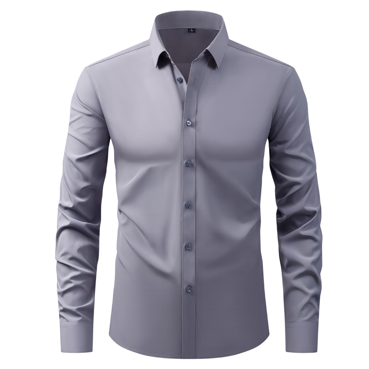 Casual Anti Wrinkle Slim Fit Button Shirt For Men