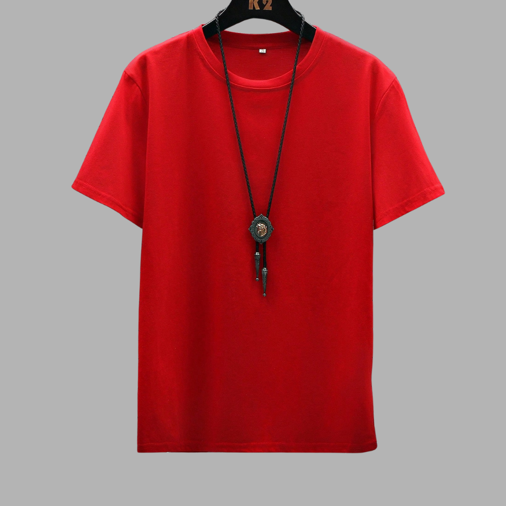 Short Sleeve Round Design T Shirt For Men