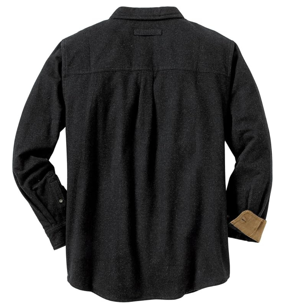 Sleeve And Button Down Flannel Shirt Long Sleeve For Men