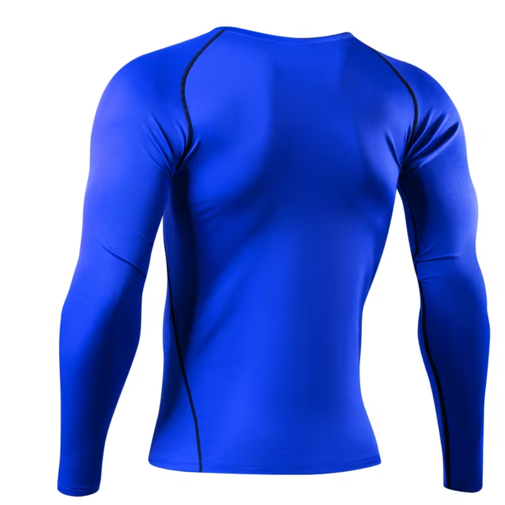Long Sleeve Compression Workout Base Layer Shirt For Sports Men