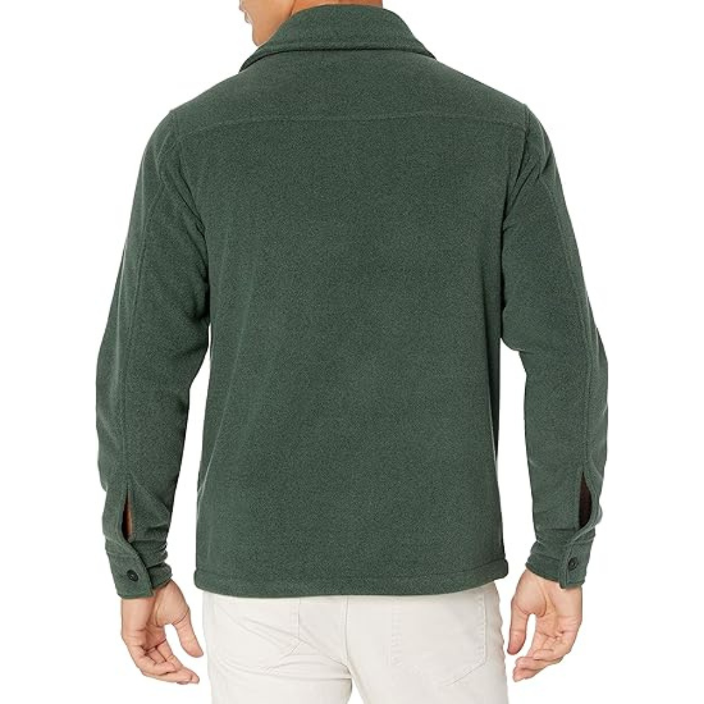 Men's Long Sleeve Polar Fleece Shirt Jacket