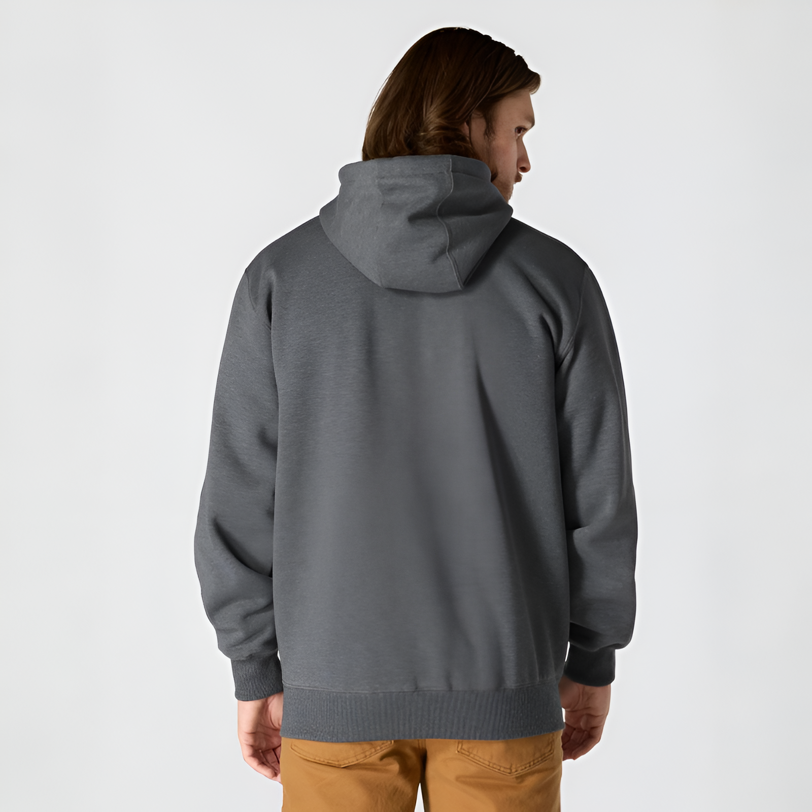 Paxton Hooded Pullover Sweatshirt With Ribbed